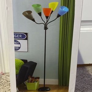 5 light floor lamp